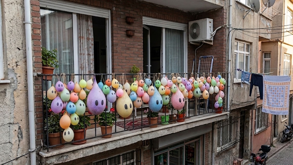 Balkonunuza balon bağlamadan dışarı çıkmayın çağrısı yapıldı