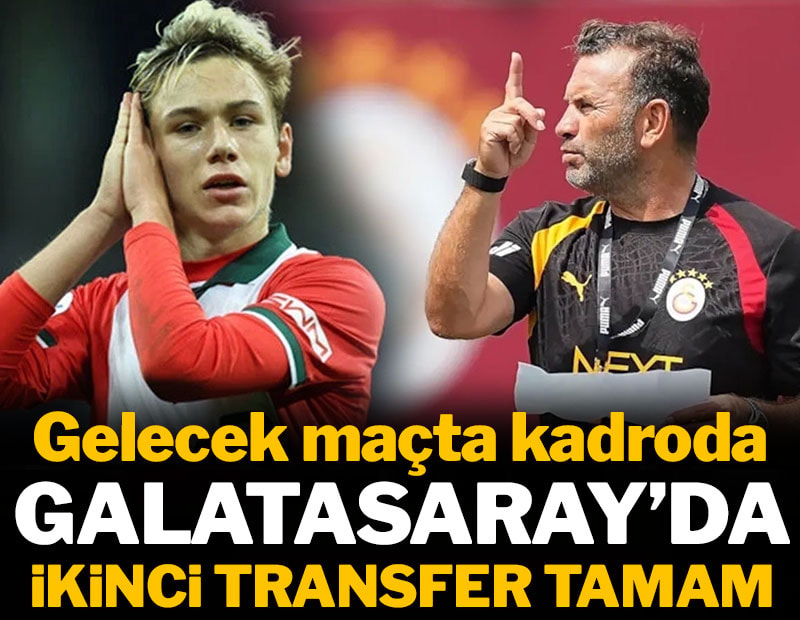 Galatasaray'ın yeni transferi Erzurumspor maçında kadroda: Okan Buruk arayarak ikna etti