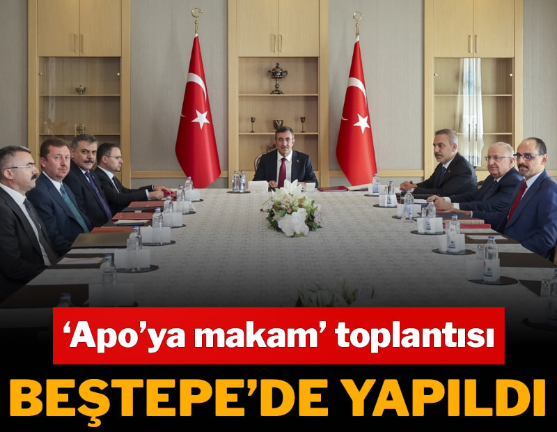 ‘Apo’ya makam’ toplantısı Beştepe’de yapıldı