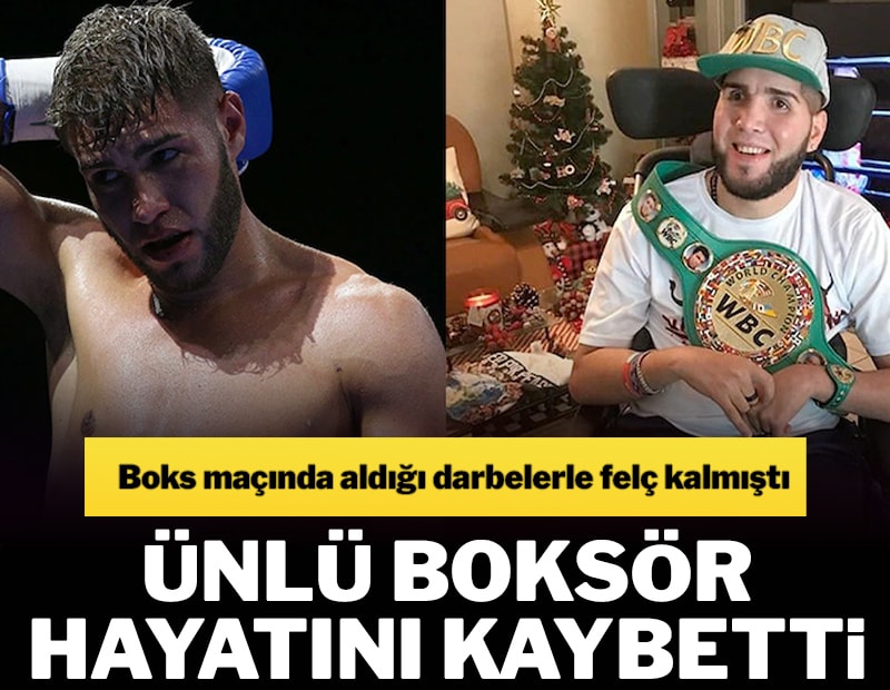 Boks maçında aldığı darbelerle felç kalmıştı! 33 yaşında hayatını kaybetti