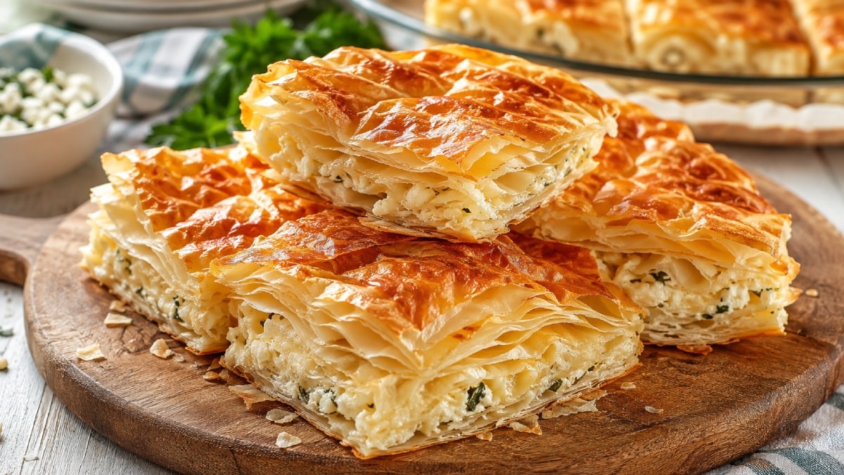 Börek hamuruna 1 kaşık eklemek yetiyor: Katları çok daha çıtır, içi tel tel oluyor