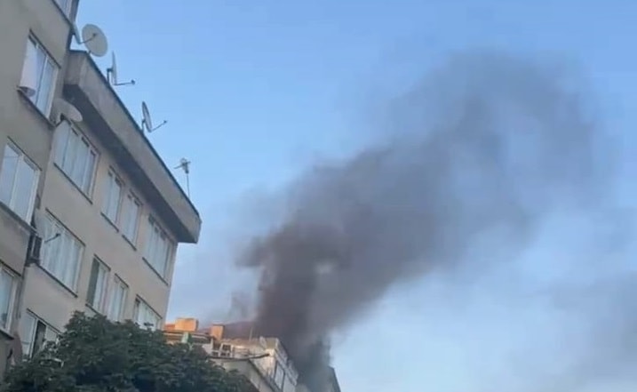 Bursa'da depoda korkutan yangın
