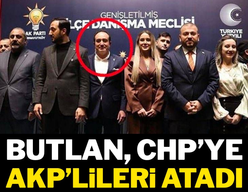 Butlancılar AKP’lileri CHP ilçe başkanı yaptı