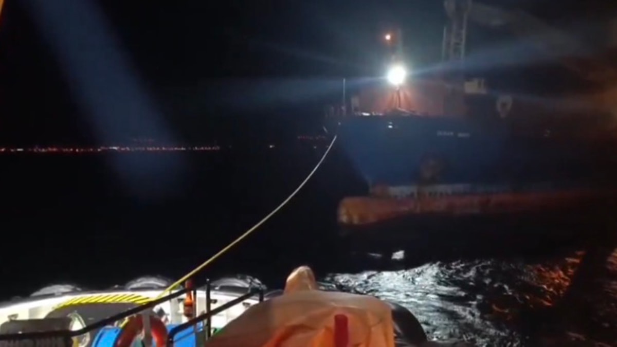 Çanakkale Boğazı’nda gemi arıza yaptı