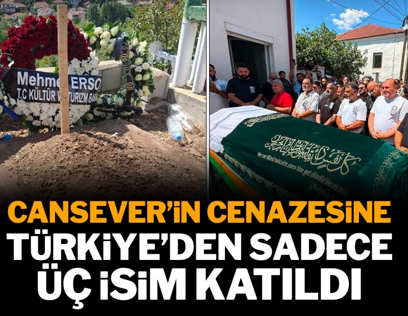 Cenaze törenine Türkiye’den sadece üç isim katıldı