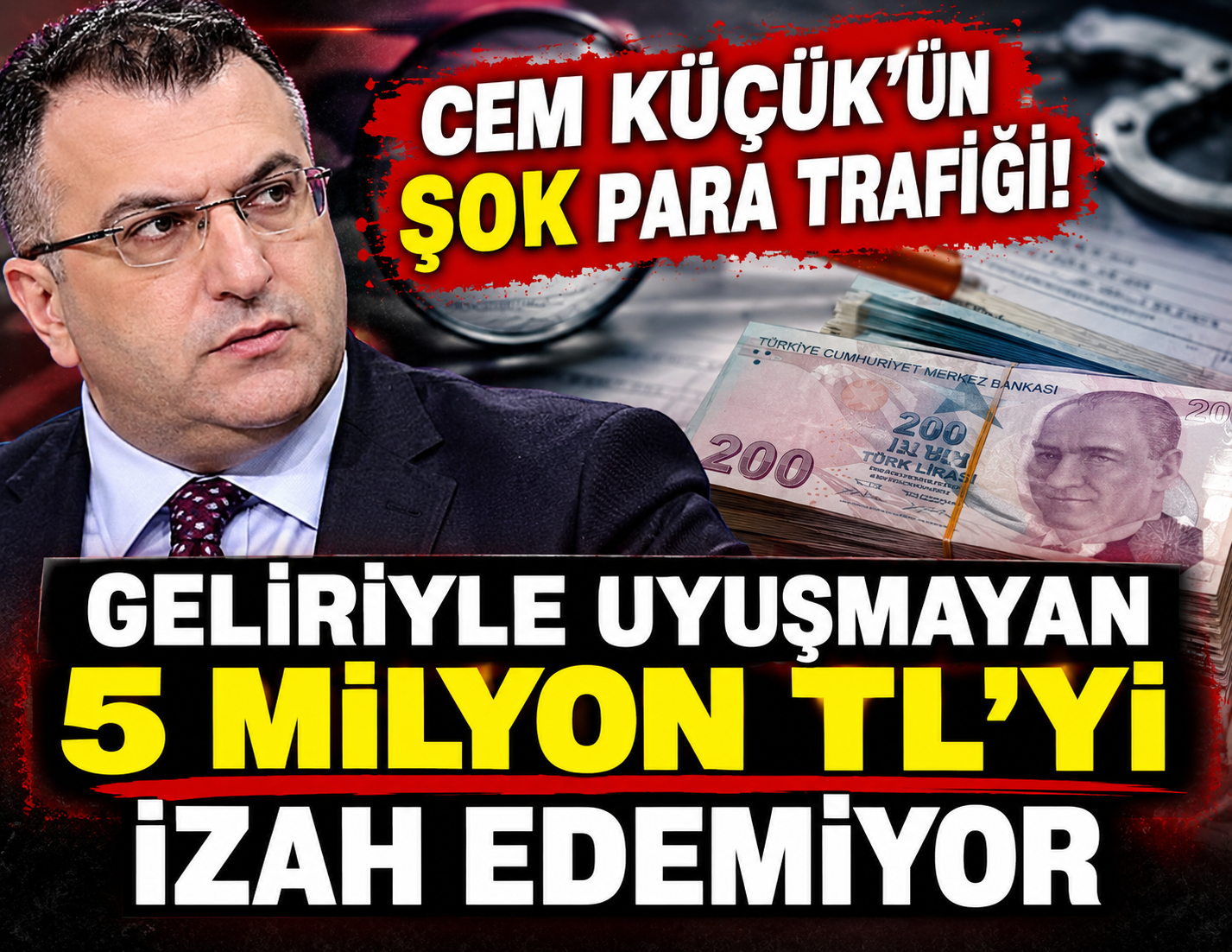  Cem Küçük'ün şok para trafiği! 5 milyon TL'lik "izaha muhtaç" işlem: Geliriyle uyuşmuyor