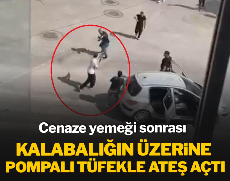 Cenaze yemeği sonrası dehşet: Kalabalığın üzerine pompalı tüfekle ateş açtı