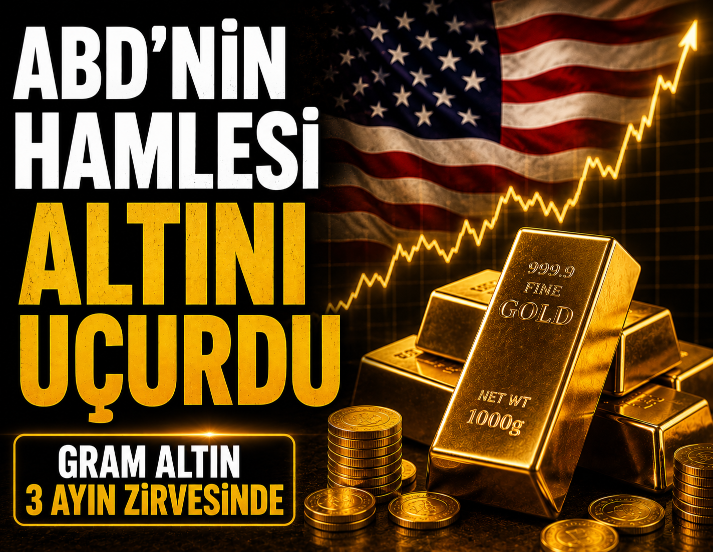 ABD'nin hamlesi altını uçurdu