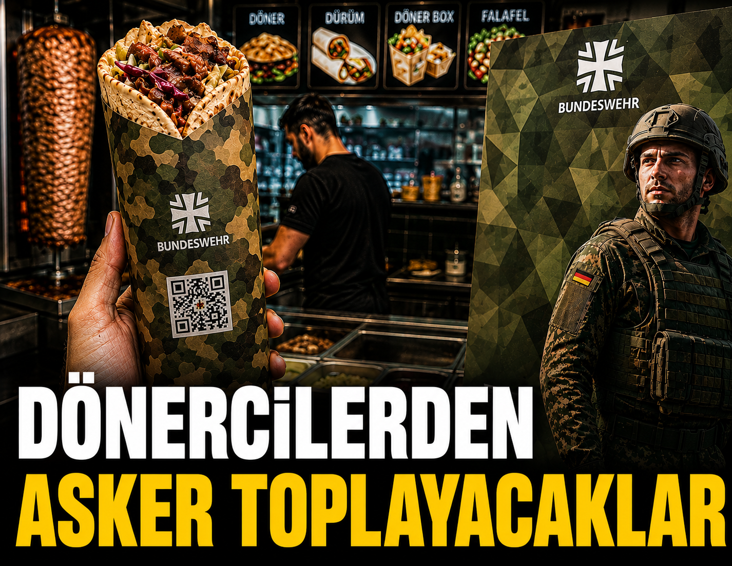Dönercilerden asker toplamaya başladılar