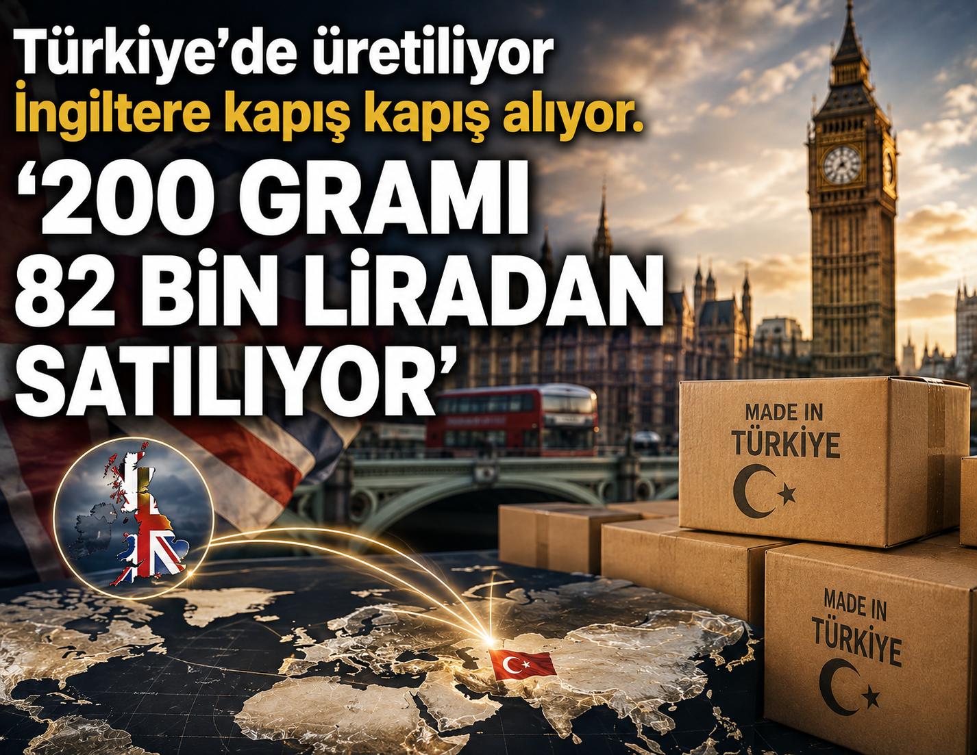 Türkiye'de üretiliyor İngiltere kapış kapış alıyor: 200 gramı 82 bin liradan satılıyor