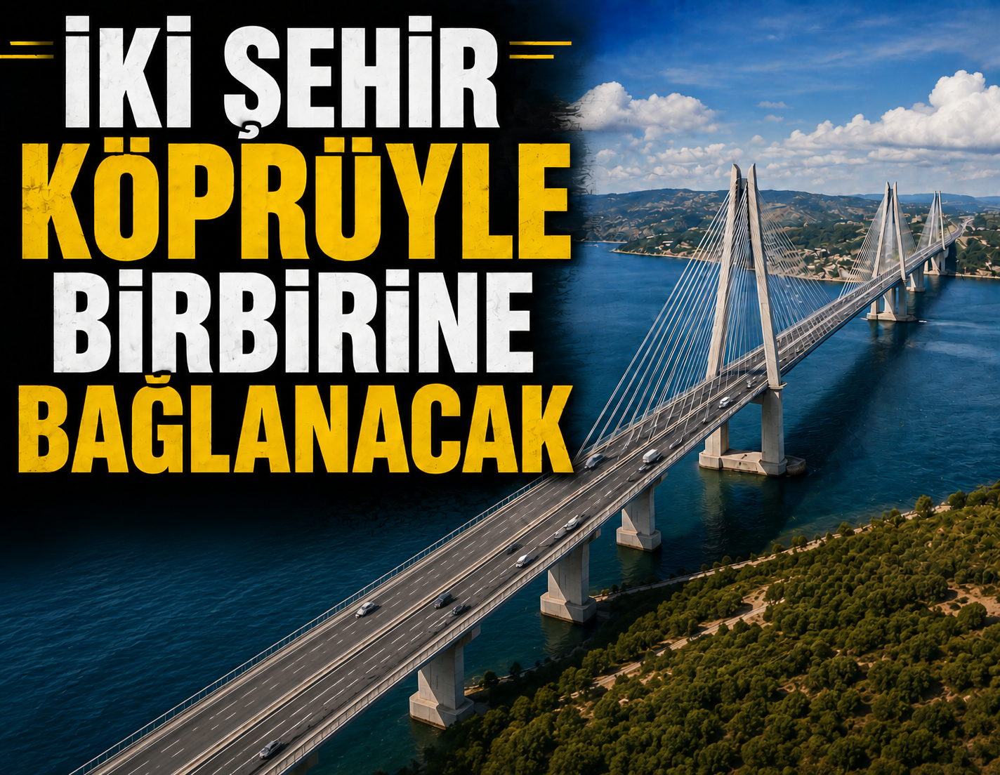İki il köprüyle birbirine bağlanacak