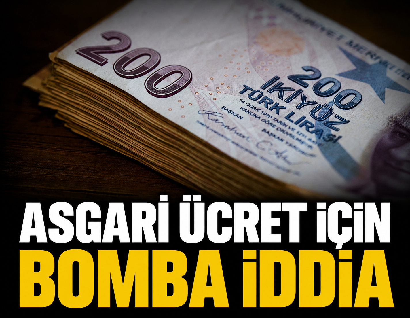 Asgari ücret için olay yaratan iddia
