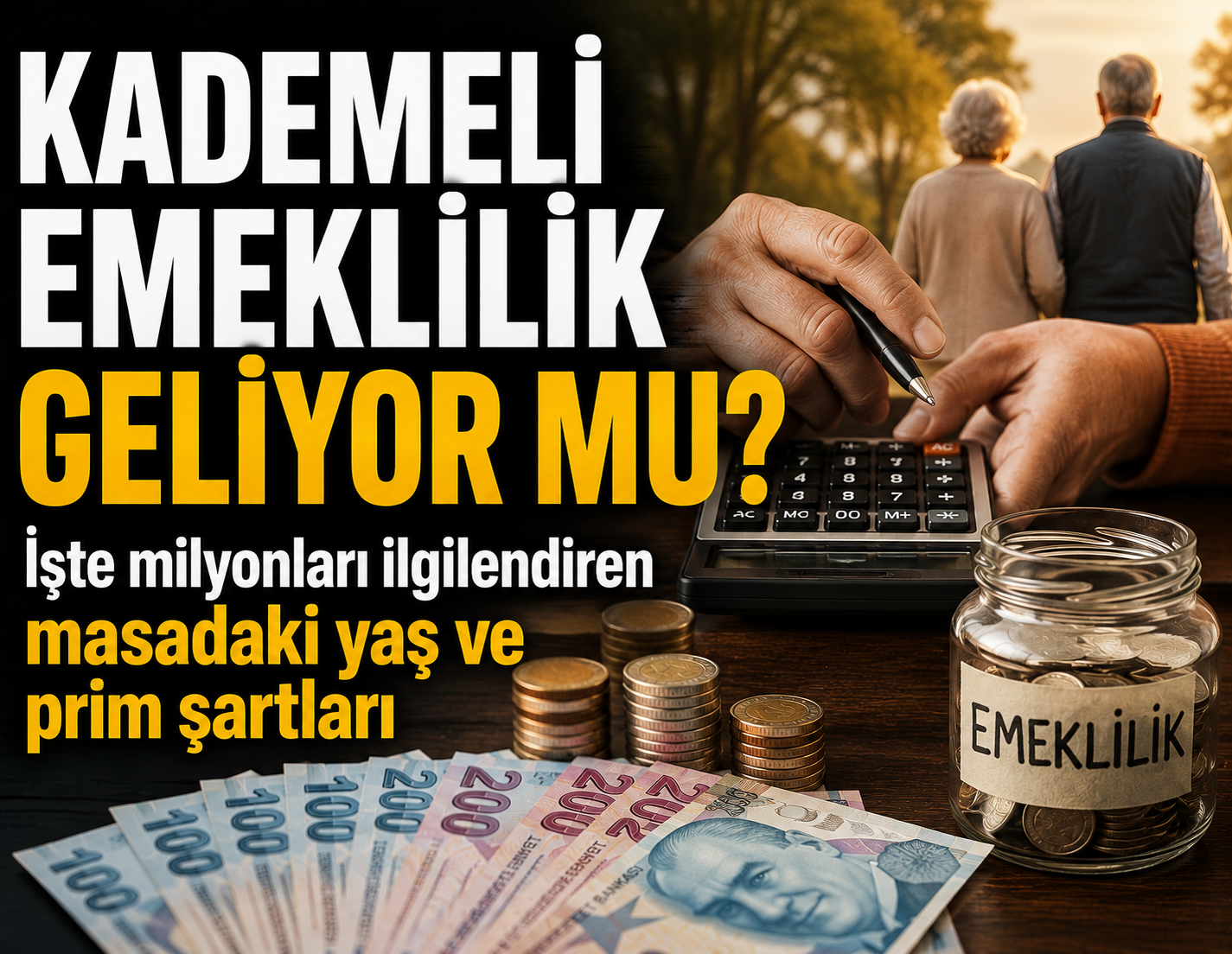 Kademeli emeklilik geliyor mu? İşte milyonları ilgilendiren masadaki yaş ve prim şartları