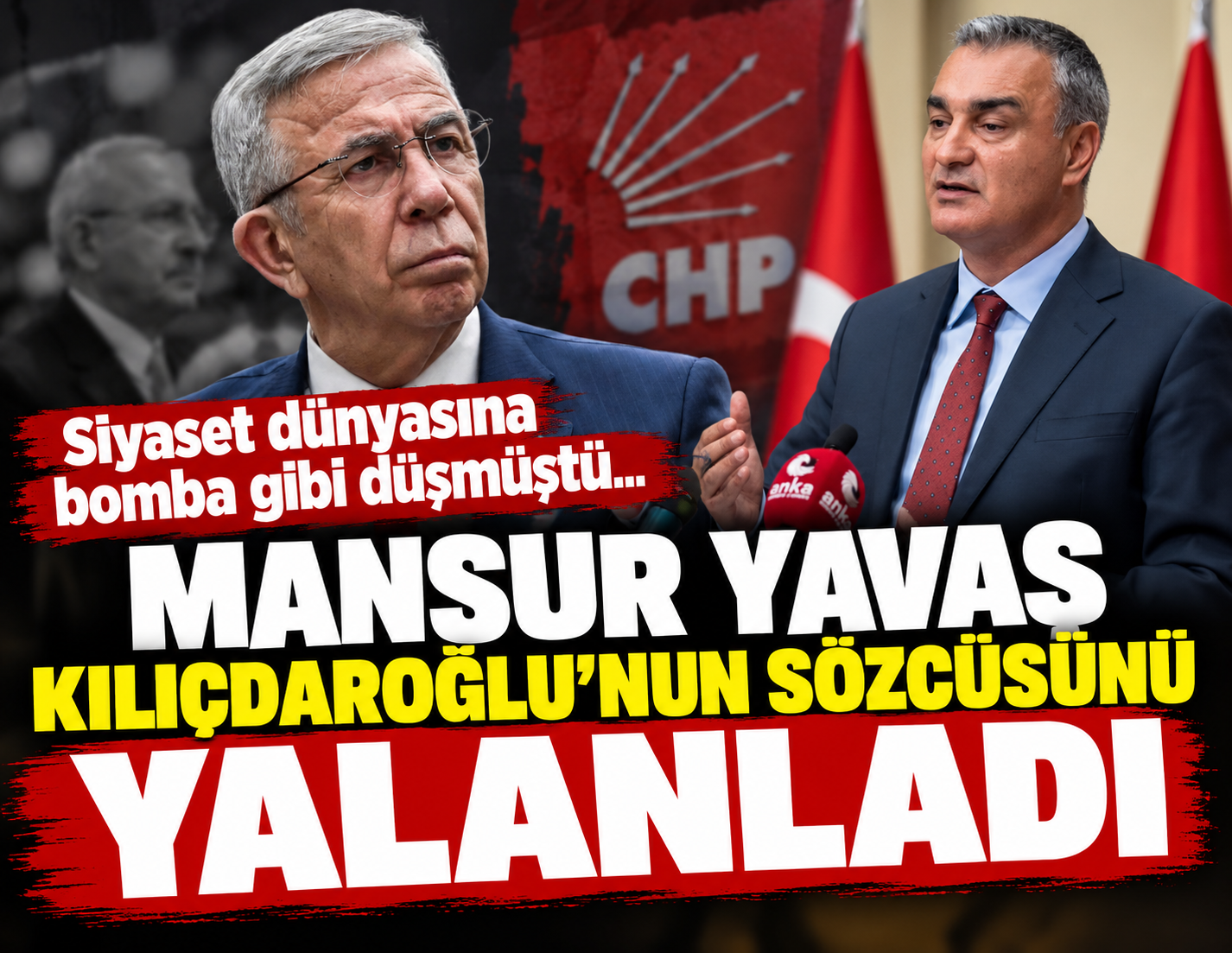 Mansur Yavaş Kılıçdaroğlu'nun sözcüsünü yalanladı