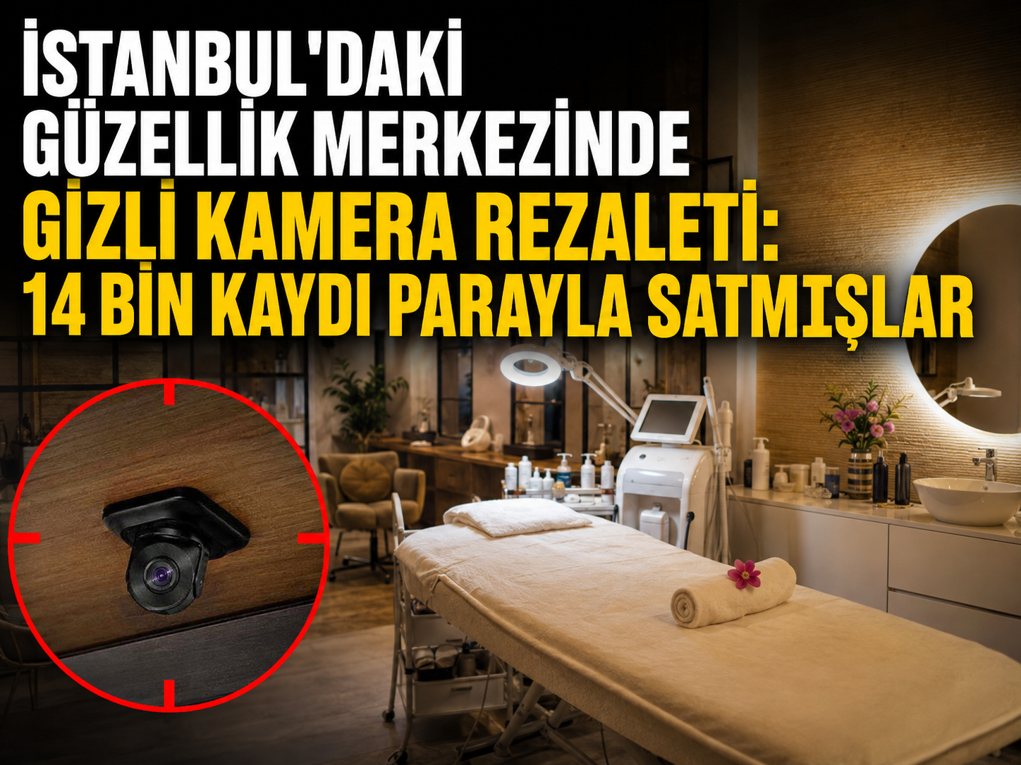 İstanbul'daki güzellik merkezinde gizli kamera rezaleti: 14 bin kaydı parayla satmışlar