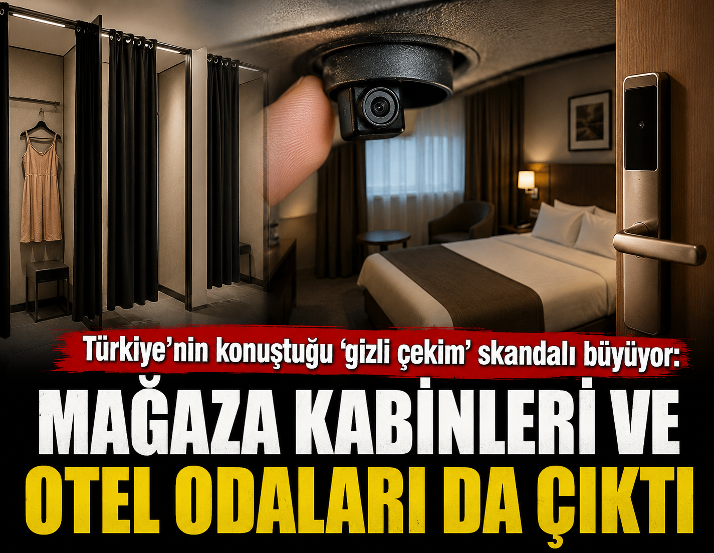 Türkiye’nin konuştuğu ‘gizli çekim’ skandalı büyüyor: Mağaza kabinleri ve otel odaları da çıktı