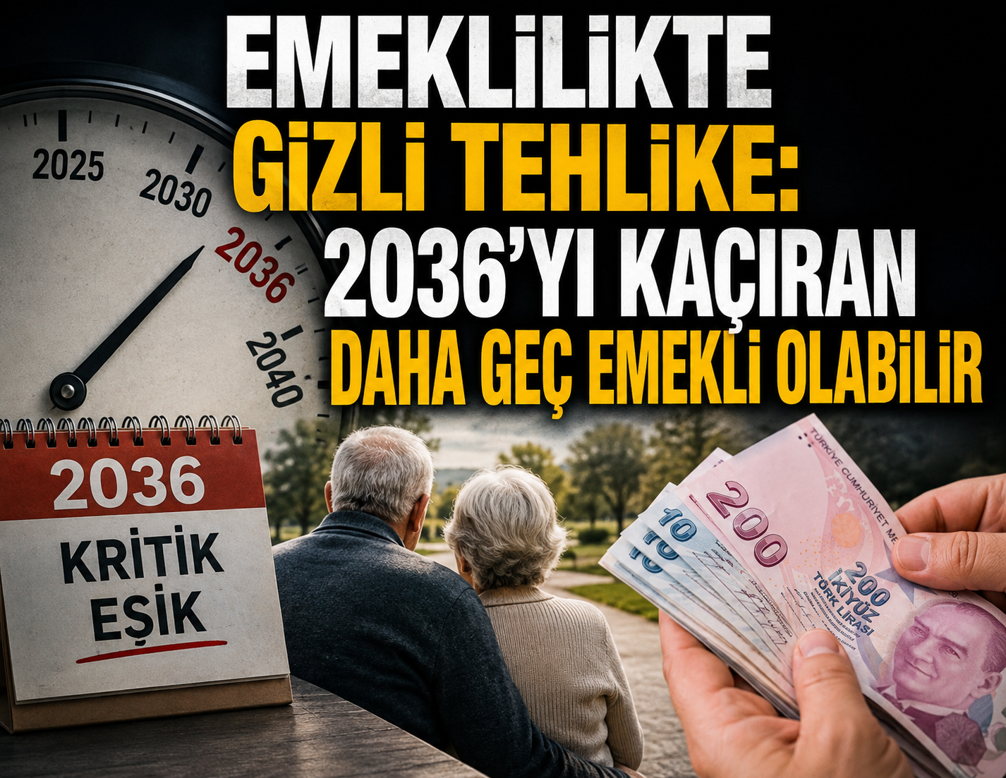 Emeklilikte gizli tehlike: 2036'yı kaçıran daha geç emekli olabilir