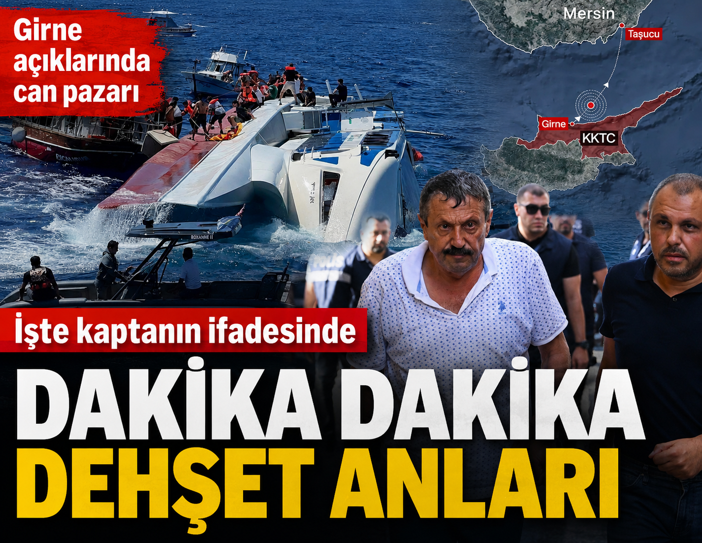Alabora olan geminin kaptanı kendini böyle savundu