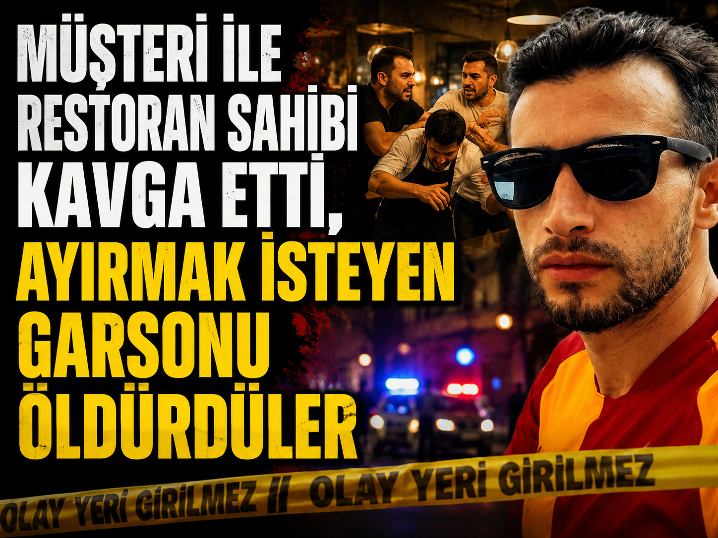 Müşteri ile restoran sahibi kavga etti, ayırmak isteyen garsonu öldürdüler