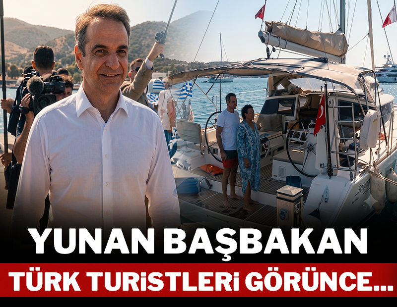 Yunan Başbakan Türk turistleri görünce...