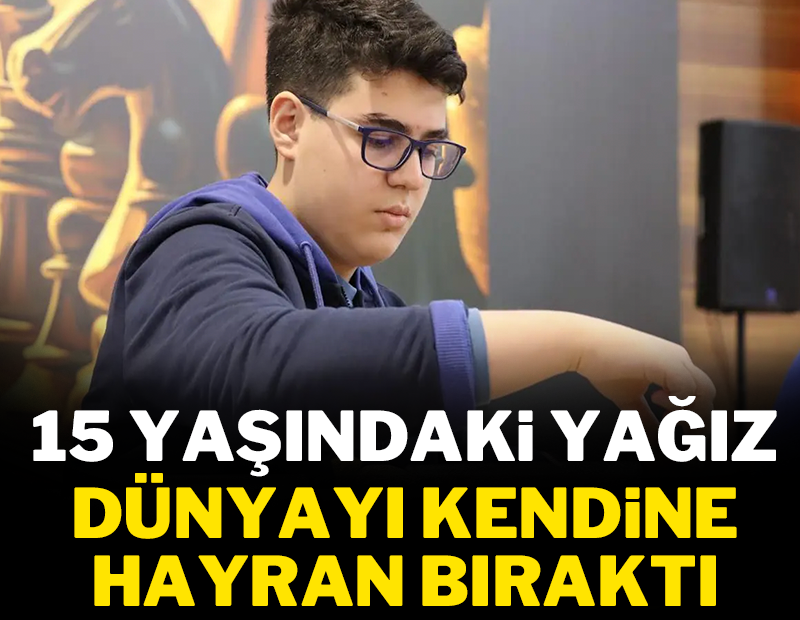 15 yaşındaki Yağız dünyayı kendine hayran bıraktı