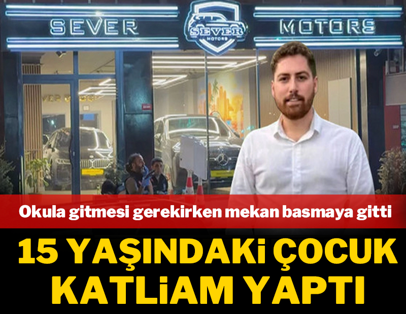 15 yaşındaki çocuk katliam yaptı: Okula gitmesi gerekirken mekan bastı
