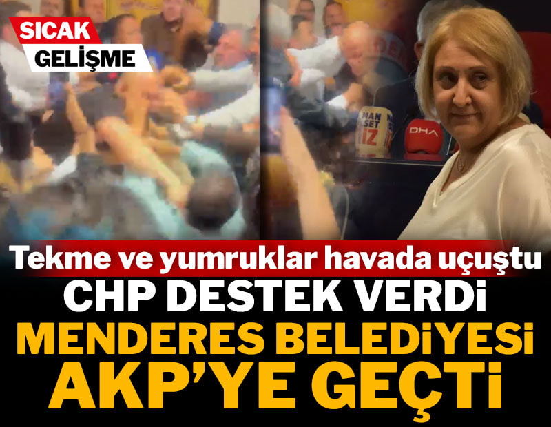 Tekme ve tokatların havada uçuştuğu seçimde CHP'den AKP'nin adayına destek
