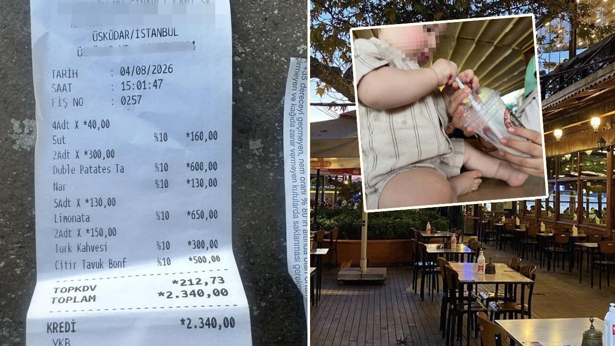 Dışarıdan getirilen sütün parasını istediler: Hesabı gören aile şok oldu