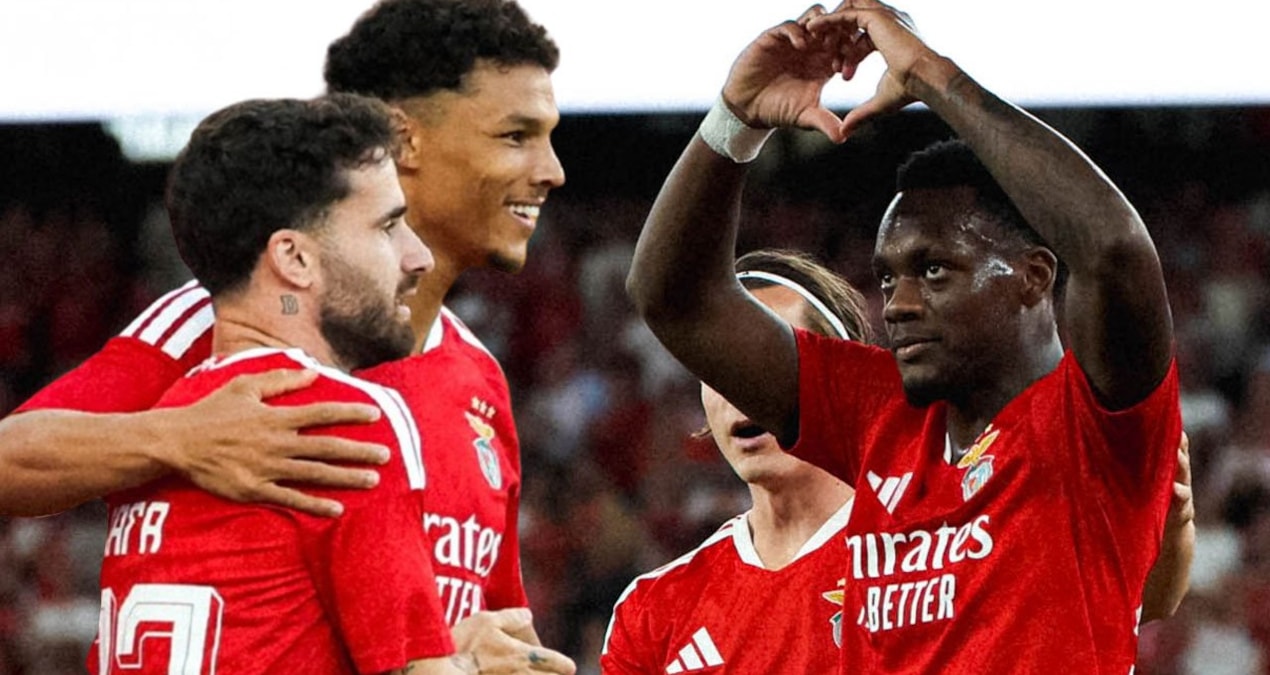 Süper Lig'in eski yıldızları şov yaptı! Benfica 6 golle kazandı