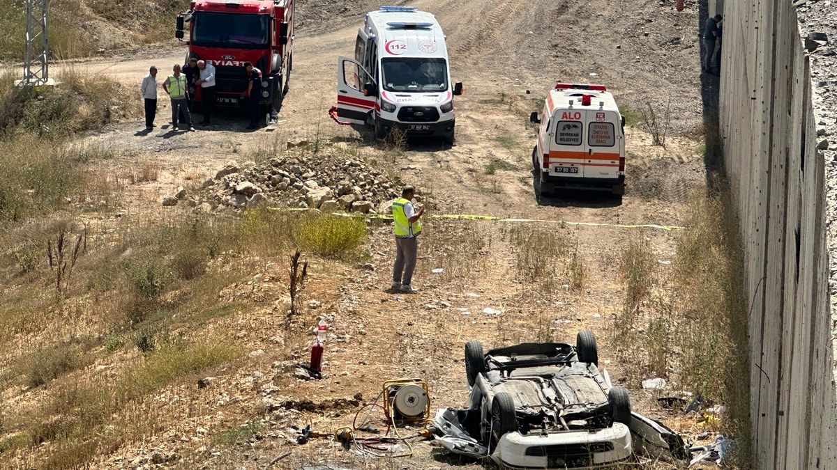 15 metreden uçtu; baba öldü, eşi ve 2 çocuğu ağır yaralandı