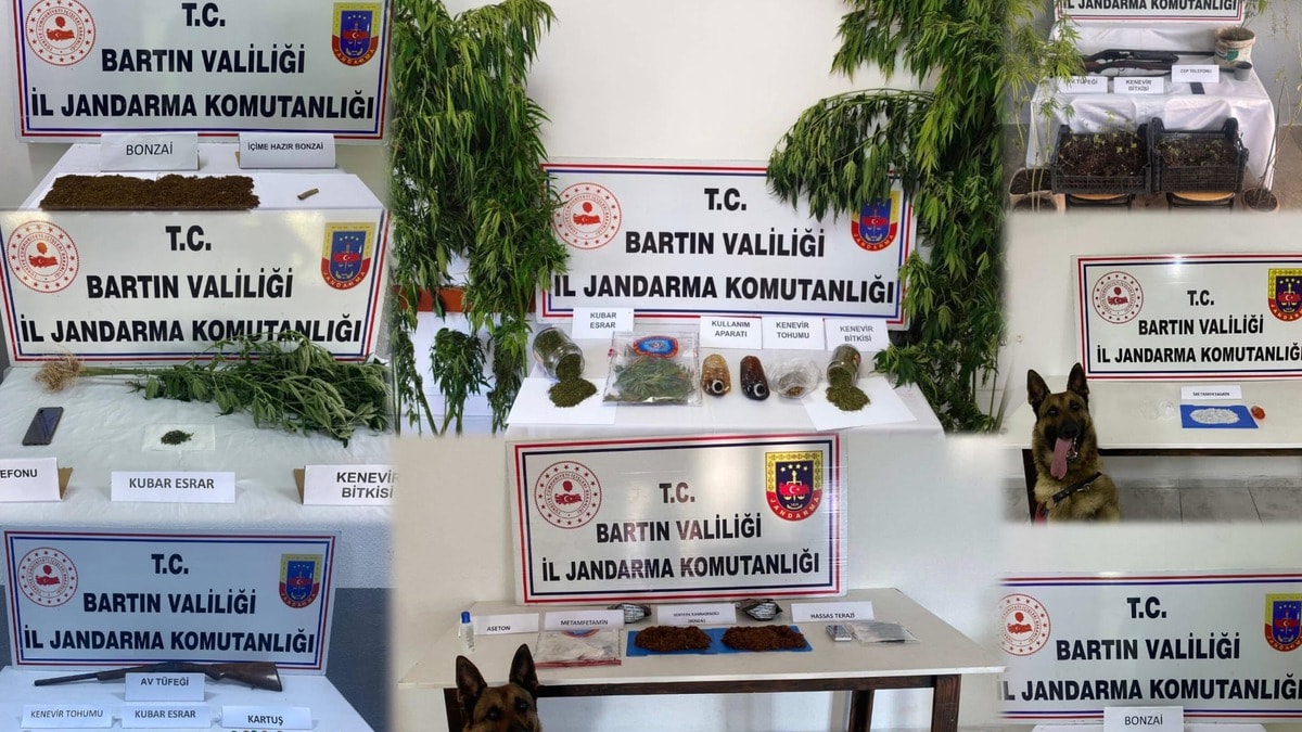 Jandarmadan 10 adrese uyuşturucu operasyonu! 16 kişi gözaltına alındı