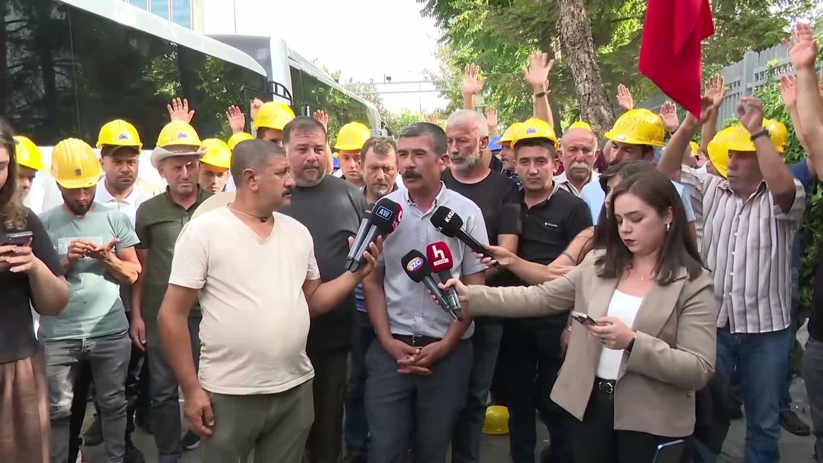 Madencilerin eylemi 8'inci gününde: 24 saat Bakanlık önünde kalacağız