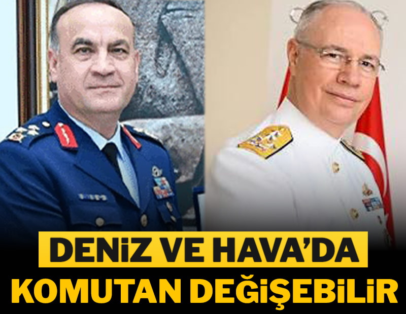 İki komutan değişebilir