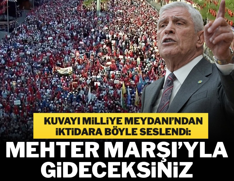 Milletin ömrünü tükettiniz