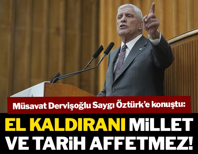 El kaldıranı millet ve tarih affetmez!