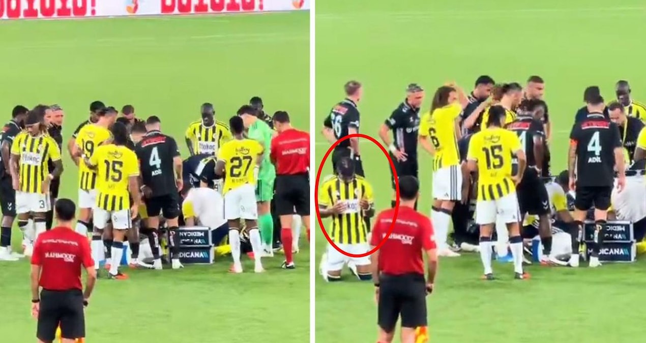 Kadıköy’de korku dolu anlar! Arkadaşını o halde görünce dua etti