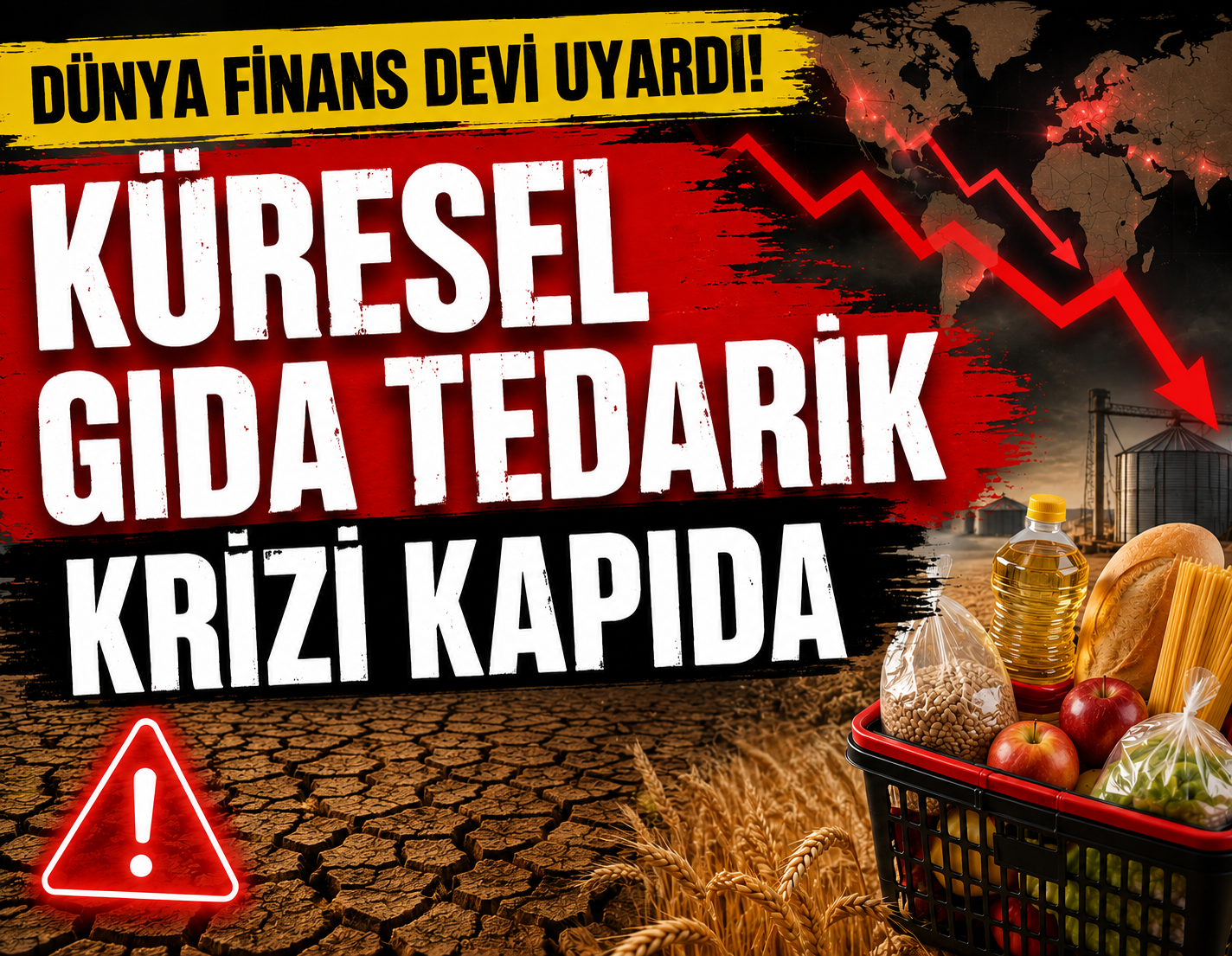 Dünya finans devi uyardı: Küresel gıda tedarik krizi kapıda
