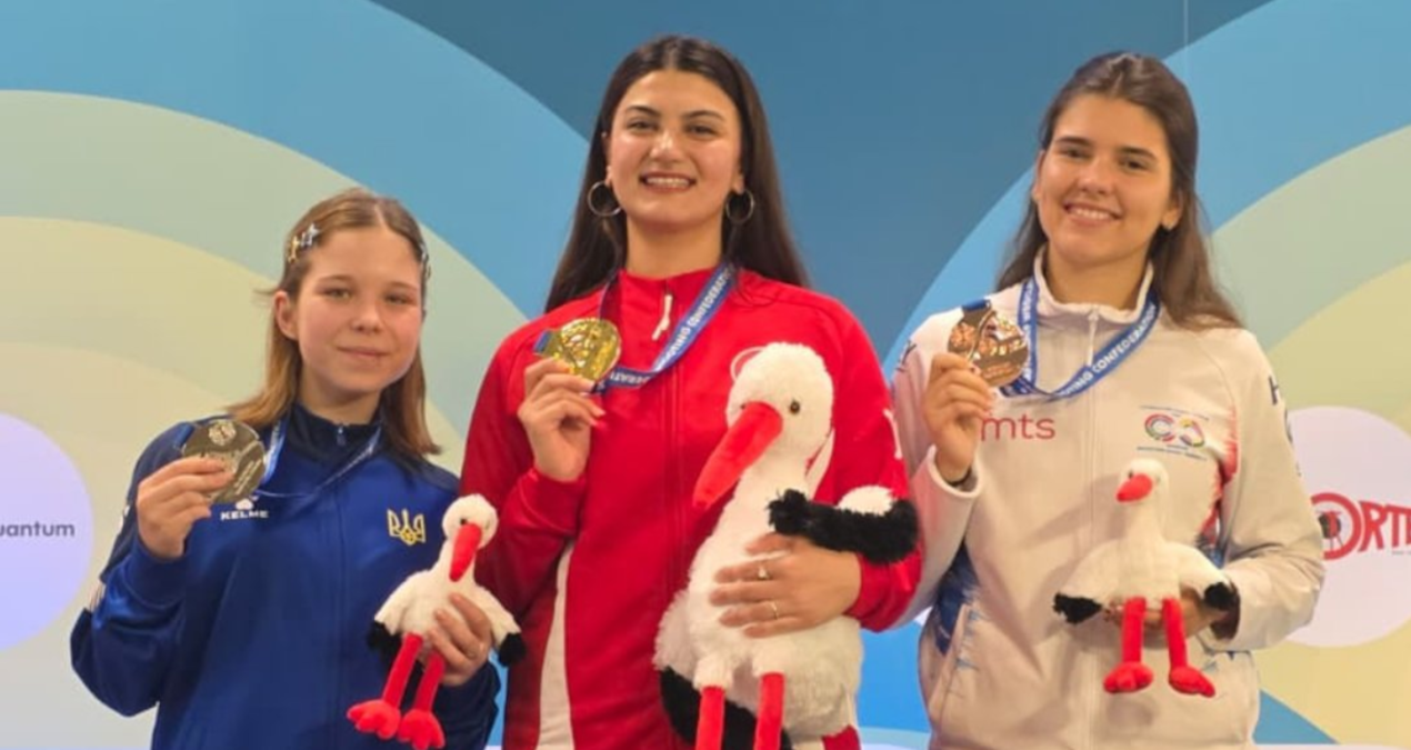 Milli atıcı Tuğba Bugur, 23 yaş altında Avrupa şampiyonu oldu