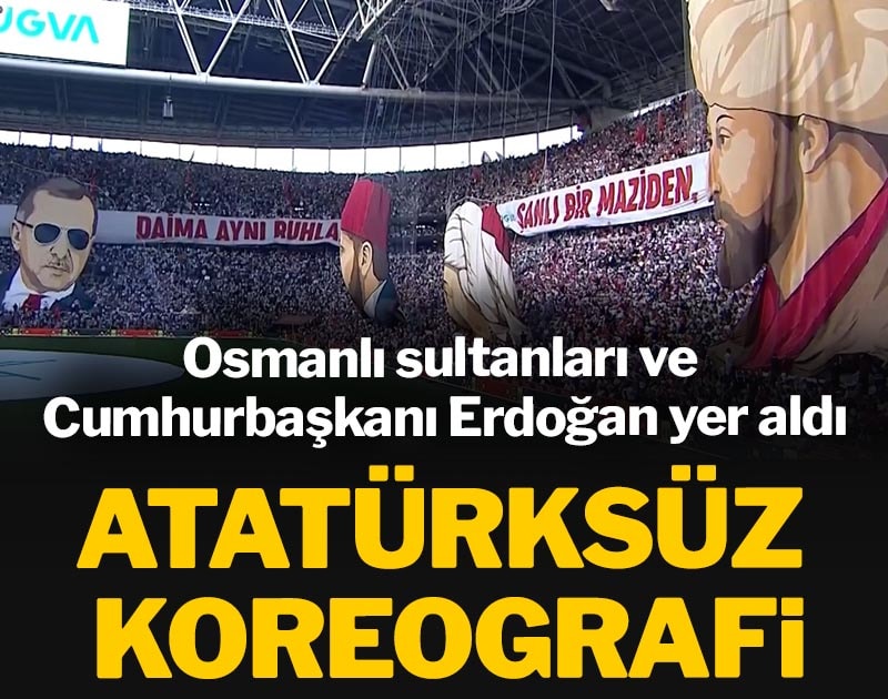 Cumhuriyetin kurucusu Atatürksüz koreografi