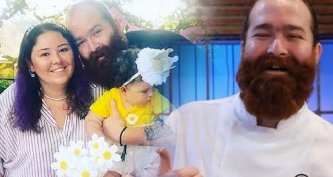 Şef Eren Kaşıkçı'nın eşi ve kızından yürek burkan veda