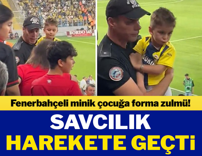 Forması zorla çıkarılan çocuk olayı: