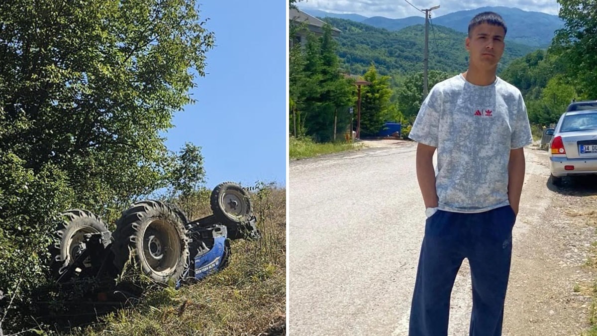 Feci traktör kazası: 15 yaşındaki sürücü hayatını kaybetti