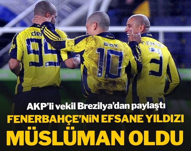 Fenerbahçe'nin efsane yıldızı müslüman oldu