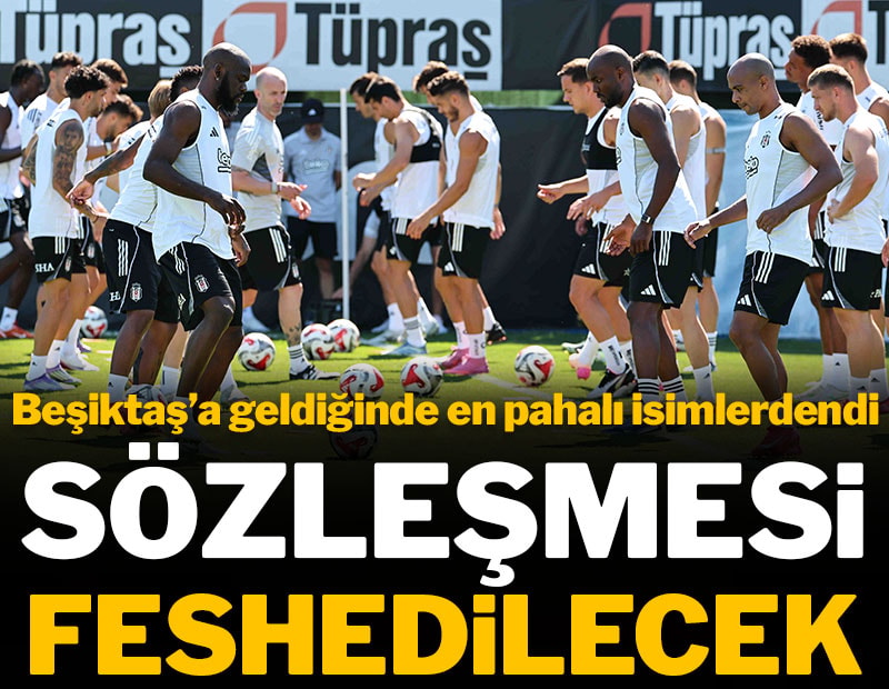 Beşiktaş'a geldiğinde en pahalı isimlerdendi: Sözleşmesi feshedilecek