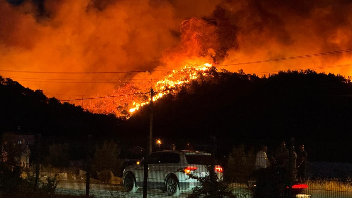 Fethiye'de orman yangını! Ekipler harekete geçti