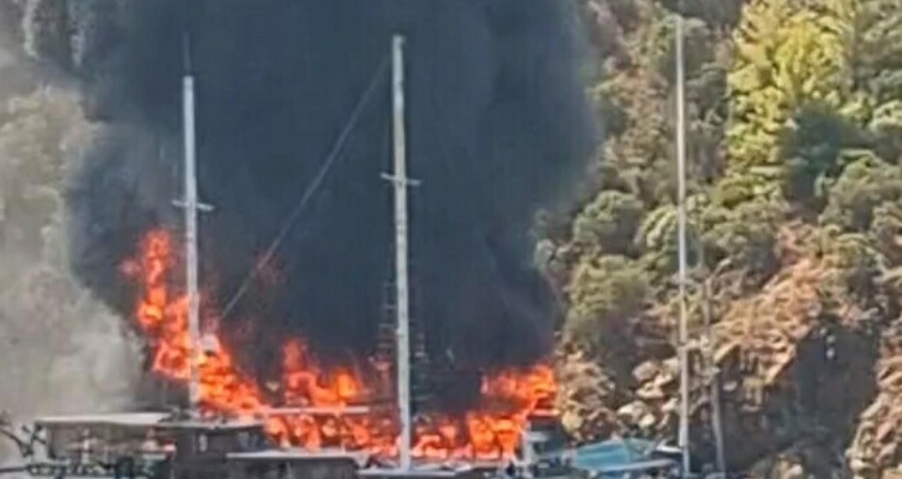 Fethiye'de açık denizde ölümle burun buruna