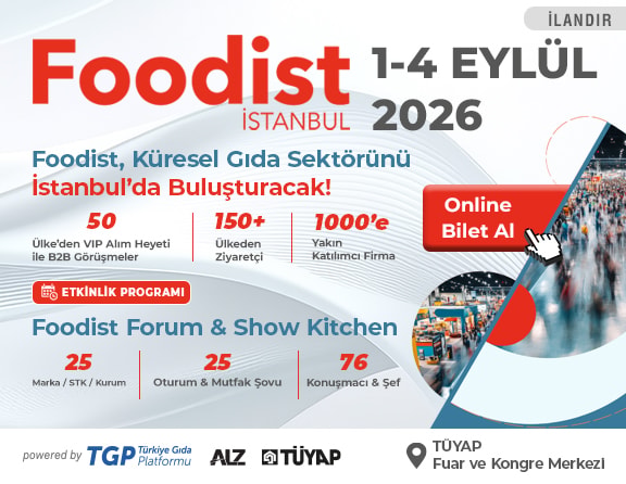 Foodist Fuar Desktop Manşet Adv 29 Ağustos'26