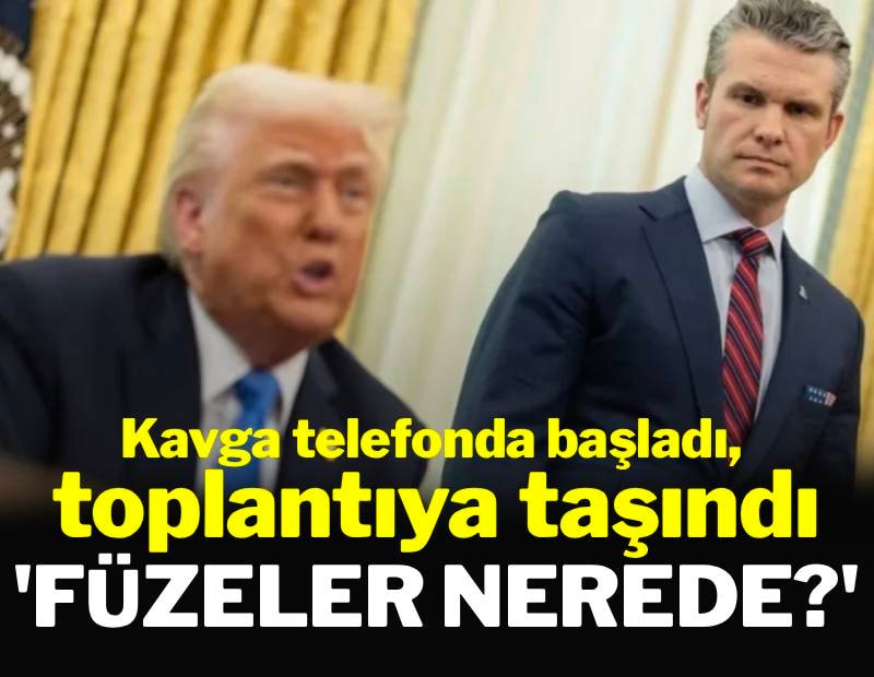 Kavga telefonda başladı, toplantıya taşındı: 'Füzeler nerede?'