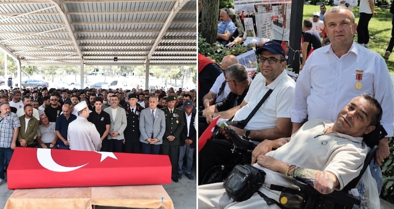 Sesini iktidara duyuramaya çalışırken yaşamını yitiren Gazi'nin cenazesinde büyük kalabalık