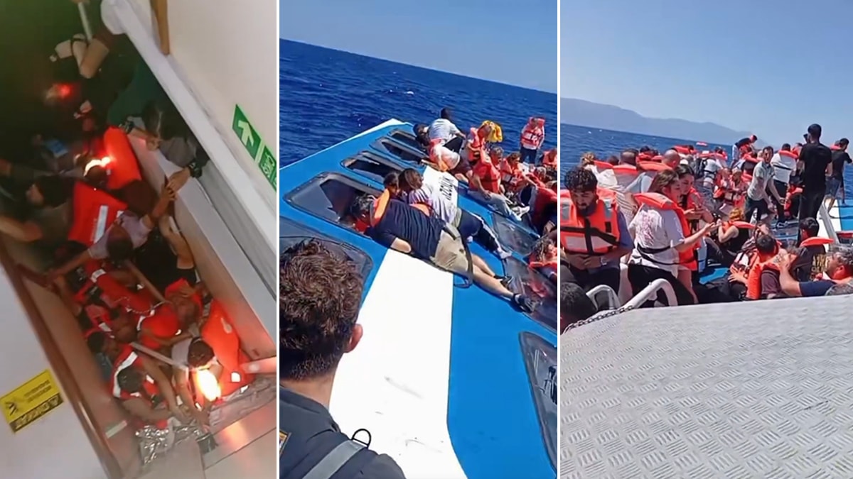 Girne'de geminin yan yattığı an çığlıklar yükseliyordu... Bu görüntüleri ilk kez izleyeceksiniz